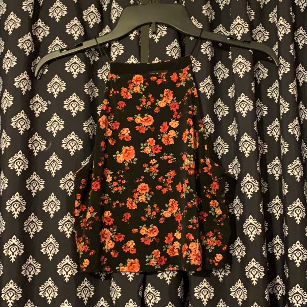 Floral crop top